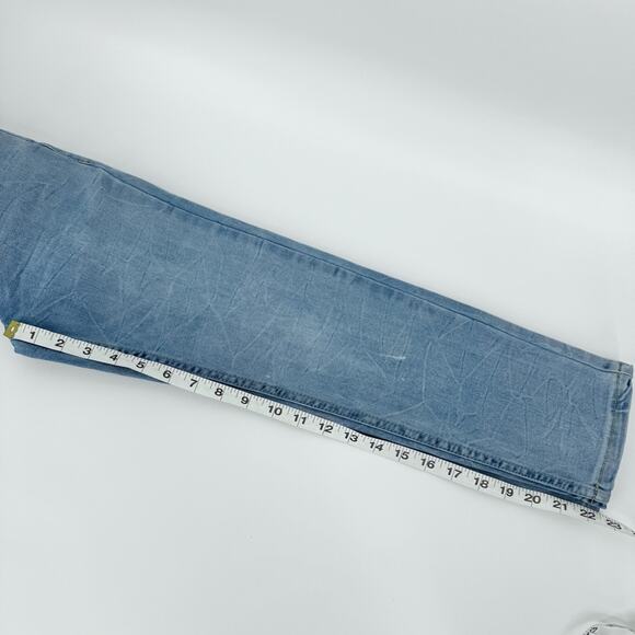 Levi's 502 Regular Taper Stretch Denim Jeans 8 Reg Light Wash - Picture 10 of 11